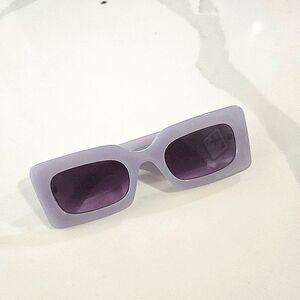 Lilac Purple Big Square Sunglasses Trendy Sunglasses Vacation